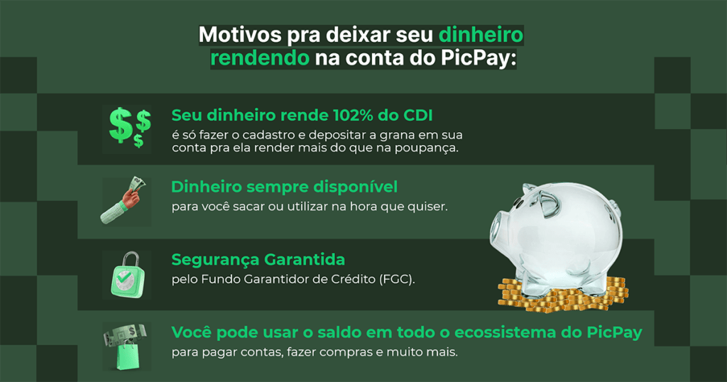 Veja quanto rende 20 reais no PicPay e quais são as vantagens do app